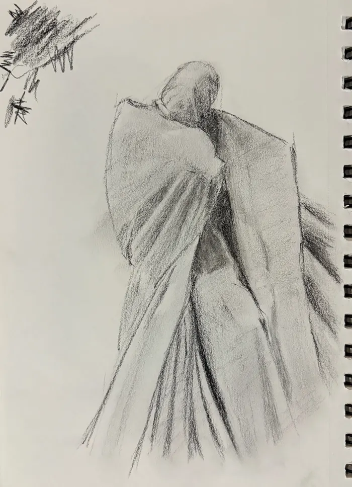 Drapery study 1
